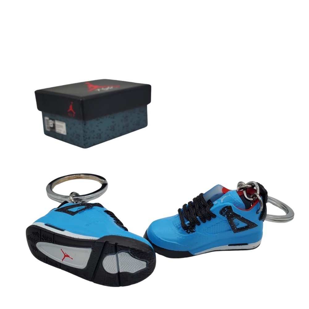 Jordan 4 Retro Cactus Jack Keychain Set with box! 💙
